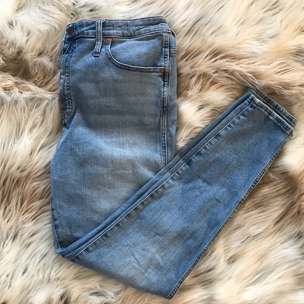 Madewell 10” High Rise Skinny Jeans - 33T - Annapolis Wash